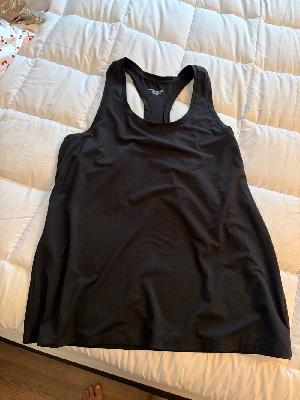 Women's Black Racerback Tank Top - Performance Knit